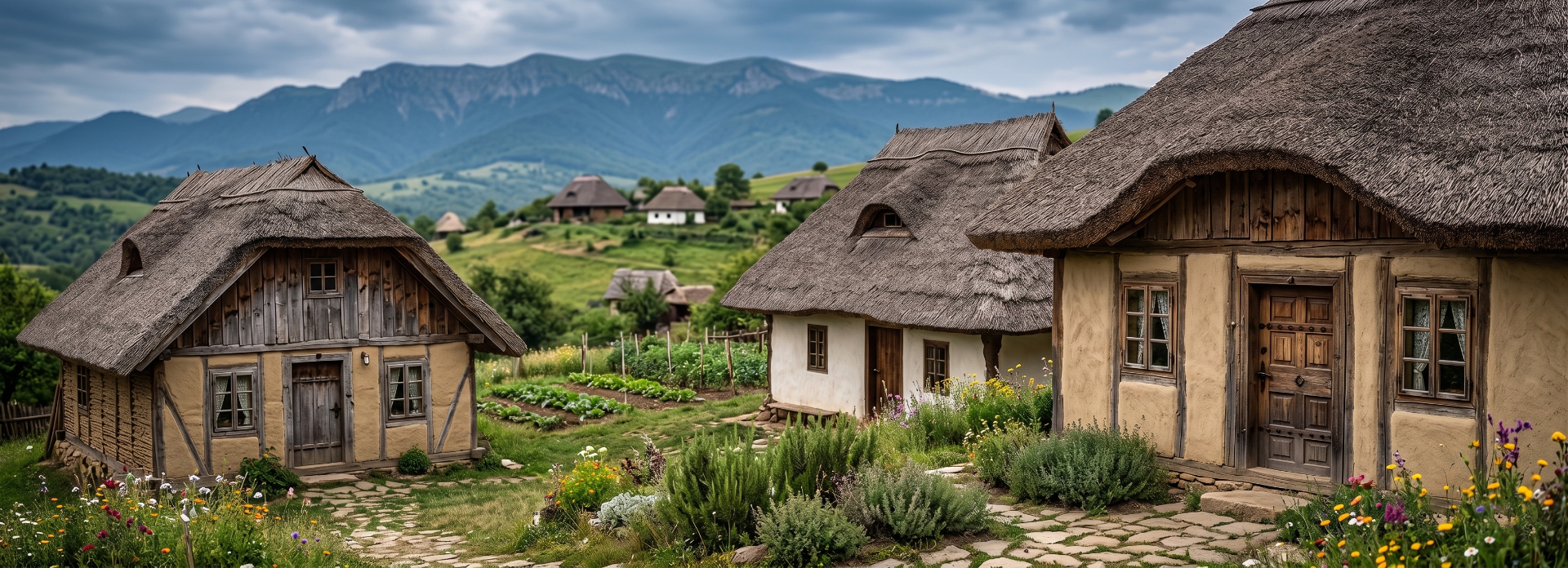 Vedere a unei comunități rezidențiale
